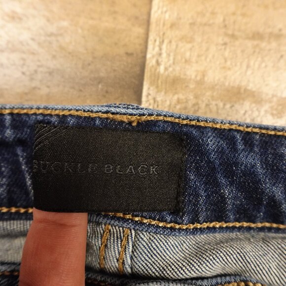 Buckle Black Bootcut Jeans Women’s 29x30 Medium Wash Stretch Denim High Rise - Picture 4 of 13